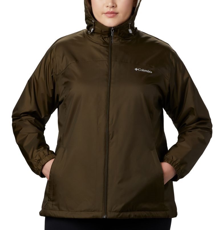 Women's Columbia Switchback Sherpa Lined Jackets Dark Brown | Plus Size CA-O456C